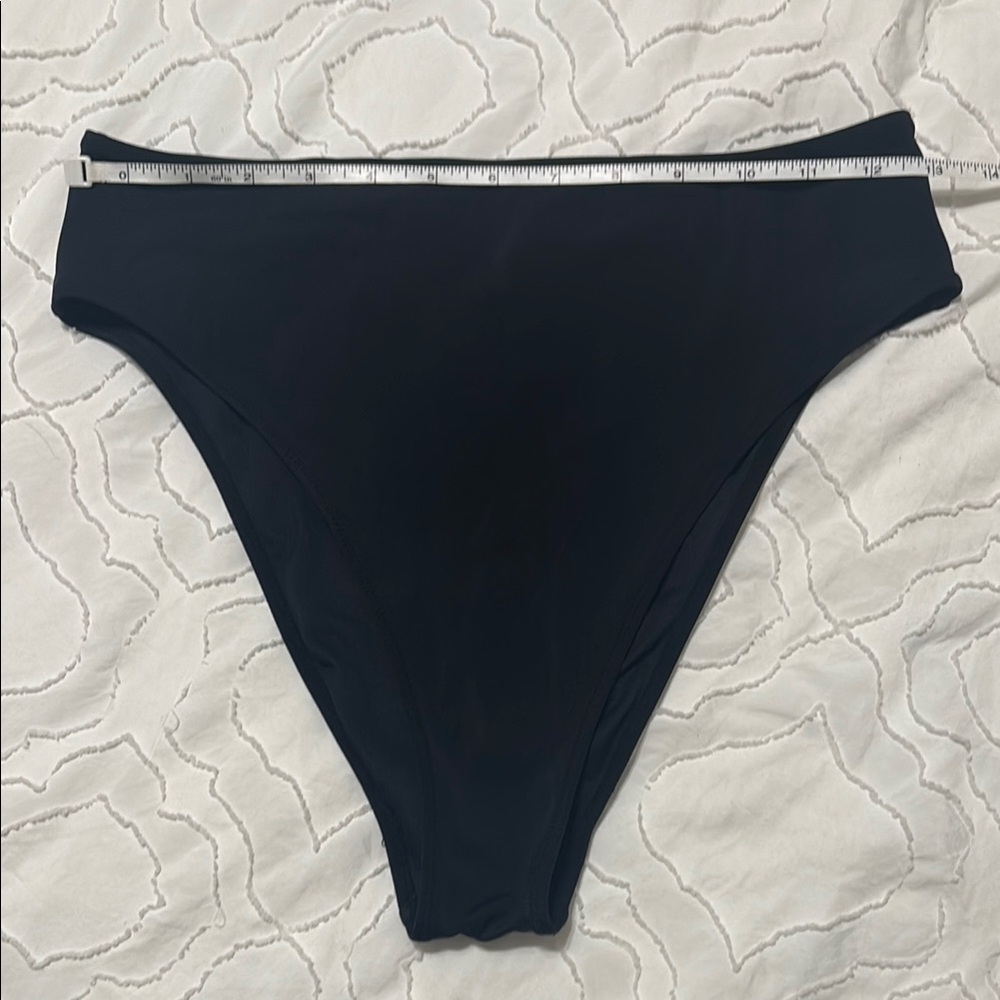 Black High-Waisted Bikini Bottom